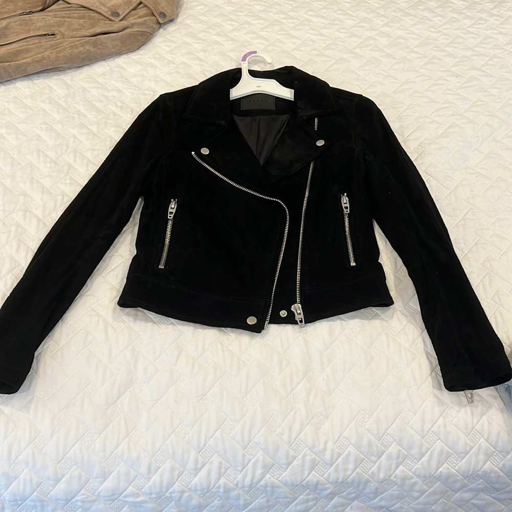 Blank NYC black suede jacket